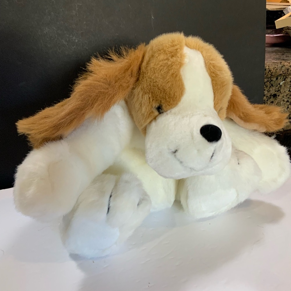 Beagle Plush Stuffed Animal T L Toys Sits 13 inches Tall Brown White